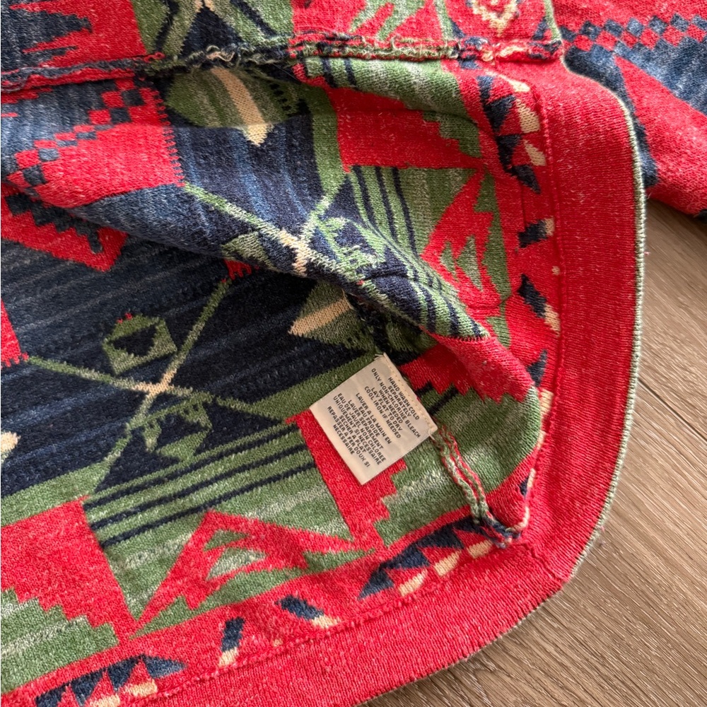 Ralph Lauren Denim Supply Aztec Southwest Navajo Cardigan ladies Large - Picture 3 of 6
